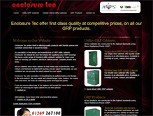 Tablet Screenshot of enclosure-tec.co.uk
